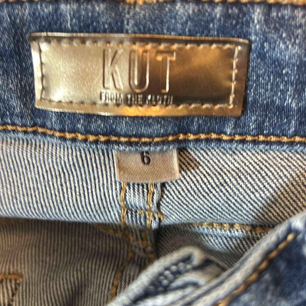 KUT FROM THE KLOTH | high rise Rachael fab ab mom Jean denim blue jeans 6 - Picture 3 of 4